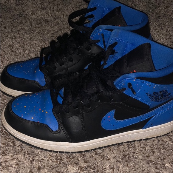 COPY - Air Jordan 1 Blue Paint Speckled - Picture 2 of 3